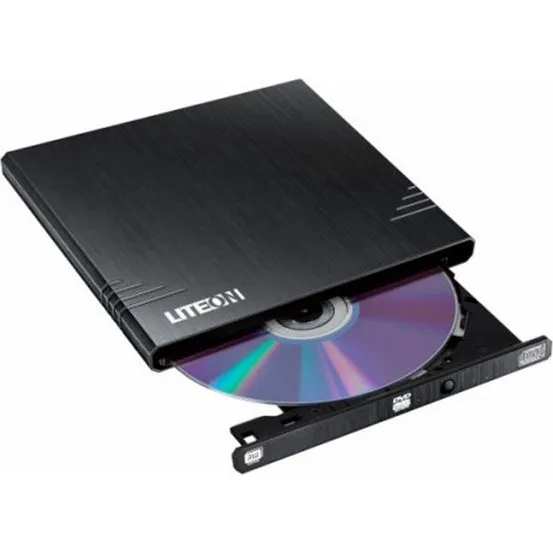 LiteOn eBAU108 Ekstern DVD-Brænder USB 2.0, Sort