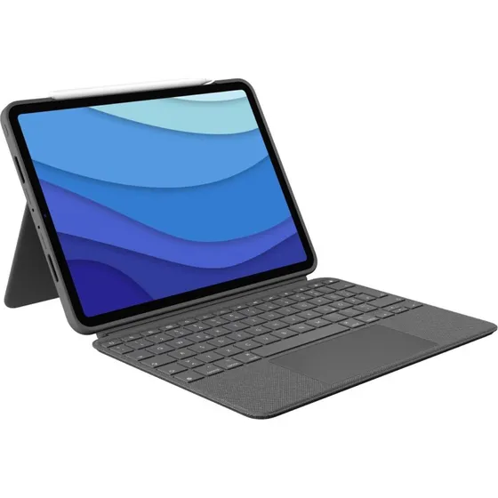 Logitech Combo Touch Tastatur etui til iPad 11" Oxford Grey