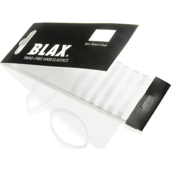 Blax Snag-Free Hår Elastik Clear 4mm 8 stk.