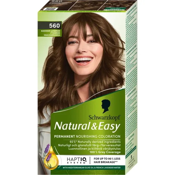 Schwarzkopf Natural & Easy 560 Kashmir Lysebrun 60 ml
