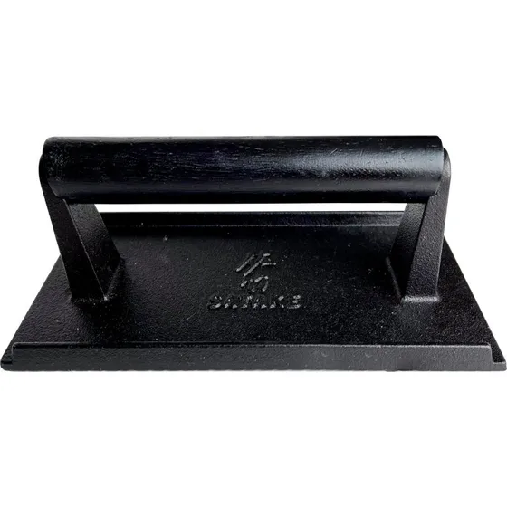 Satake Grillpresser Støbejern, Træhåndtag, 1 kg