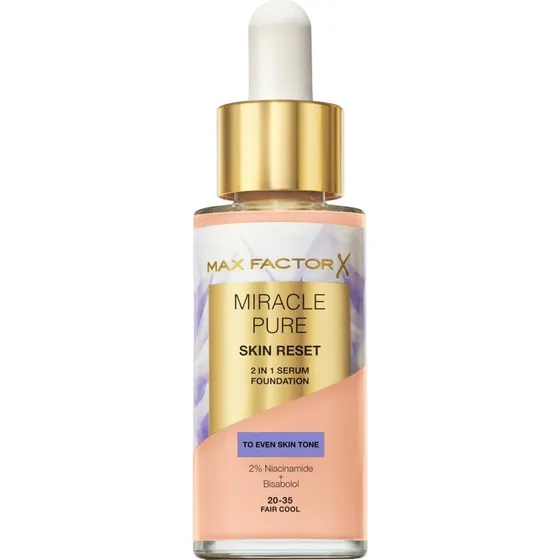 Max Factor Miracle Pure Skin Reset 2in1 Serum Foundation Fair Cool 30 ml