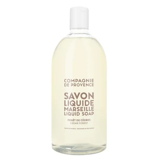 Compagnie de Provence Liquid Marseille Soap Refill Cedar Forest 1000 ml
