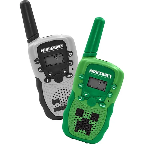 Minecraft Walkie Talkie Digital 1000m med LCD-skærm