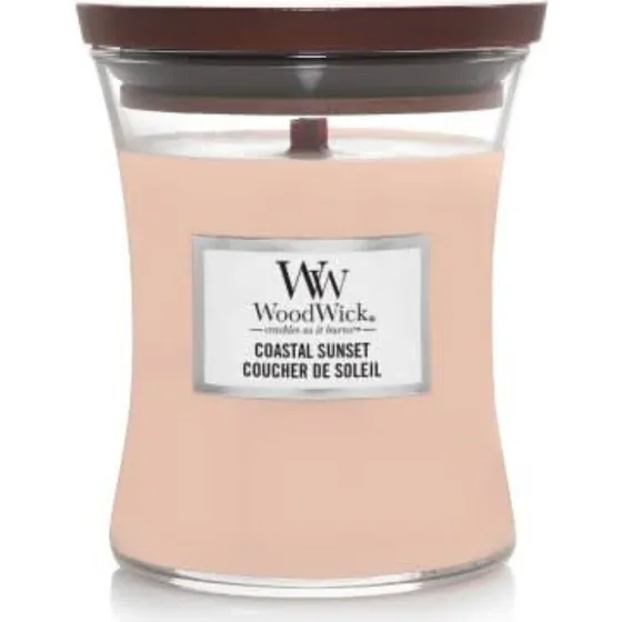 WoodWick Medium Coastal Sunset Duftlys, 609 g