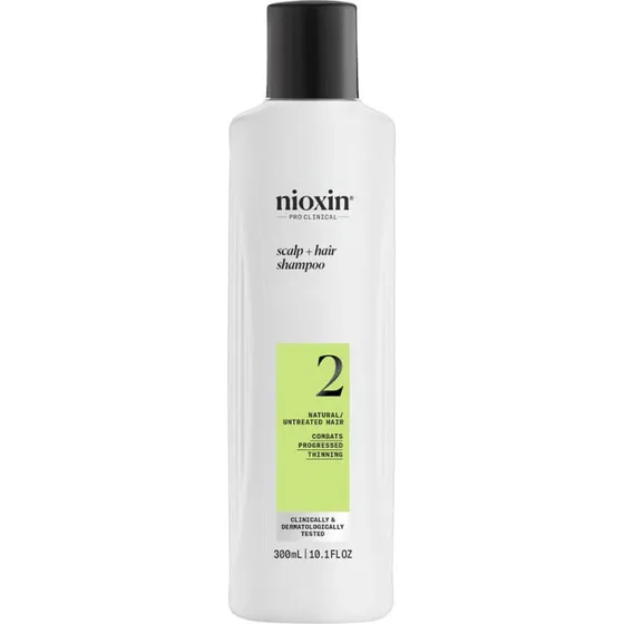 Nioxin System 2 Shampoo 300 ml – Naturligt Hår