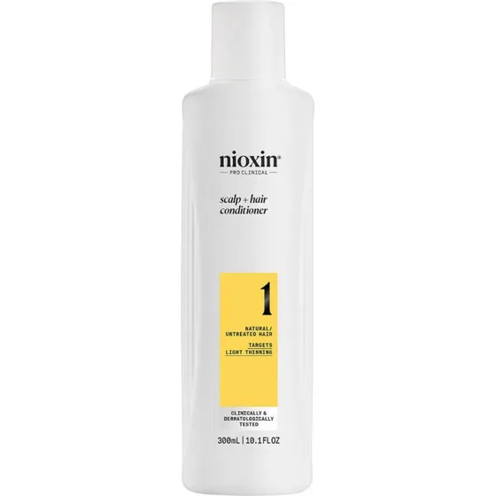 Nioxin System 1 Conditioner 300 ml til naturligt hår med moderat hårtab