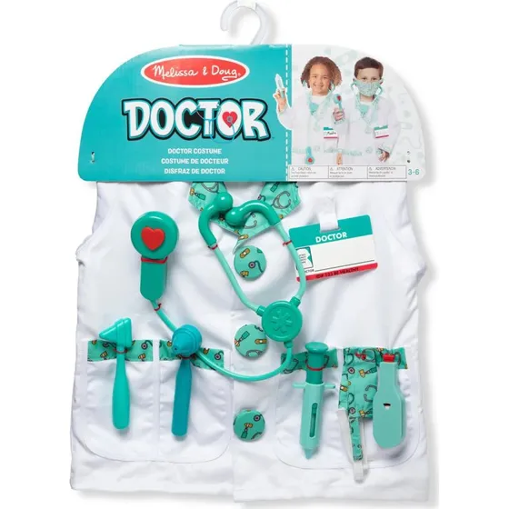 Melissa & Doug Doktor Kostume med Lydeffekter, 3+ år