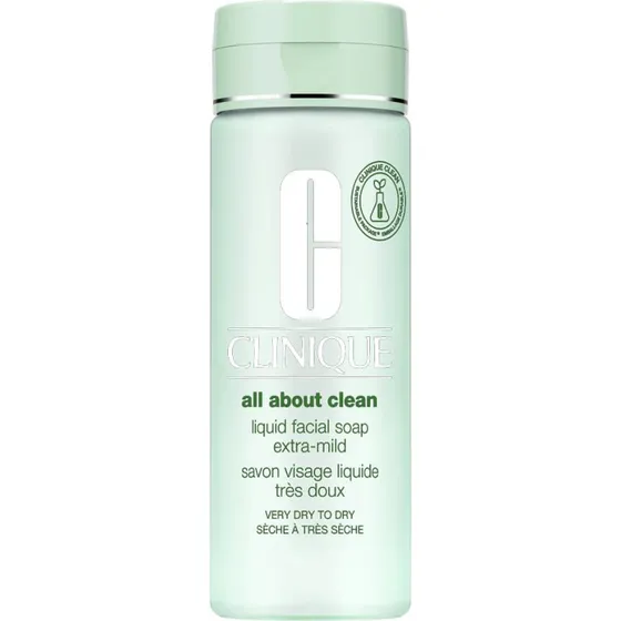 Clinique Liquid Facial Soap Extra Mild - Vældig tør til tør hud 200 ml