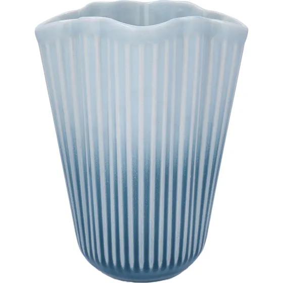 Kähler Hammershøi Unfold Vase Blå 20,5 cm