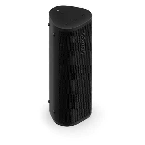 Sonos Roam 2 Sort, Trådløs Højttaler med 10 Timer Batterilevetid