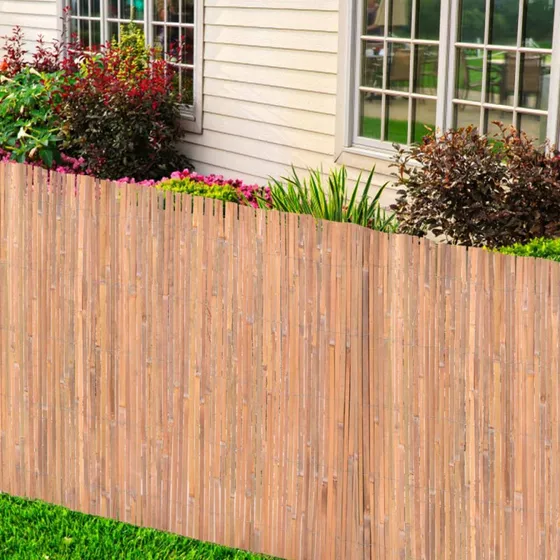 vidaXL Bambushegn 2 stk. 100x400 cm
