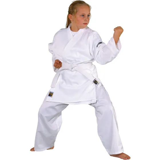 KWON Clubline Renshu Karate-kimono hvid (100–200 cm)