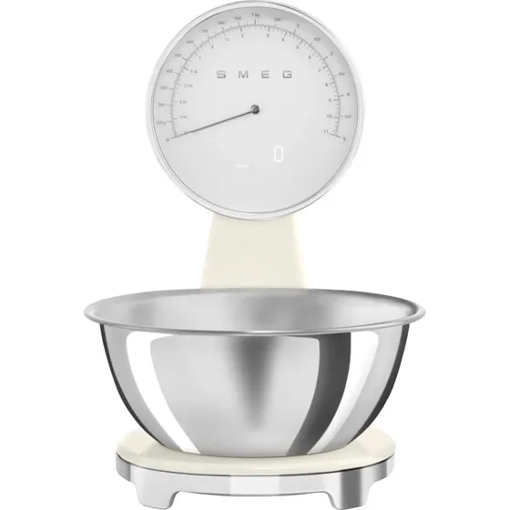 Smeg 50's Style analog køkkenvægt Creme