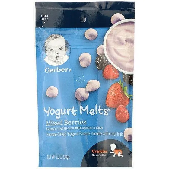 Gerber Graduates Yogurt Melts Mixed Berries 1.0 oz (8+ mdr)