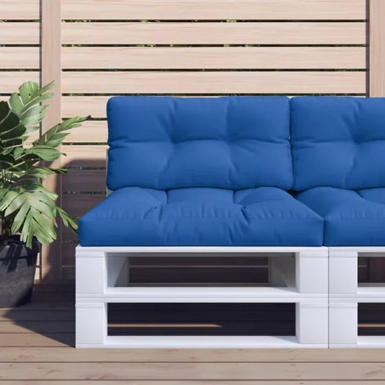 vidaxL pallehynde 70x40x12 cm kongeblå