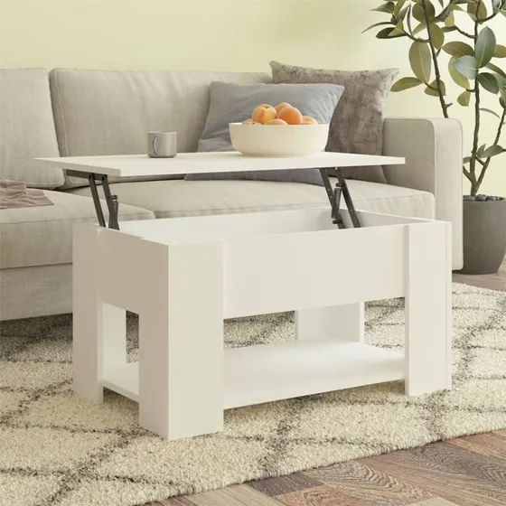 Sofabord 79x49x41 cm Konstrueret Træ - Brun