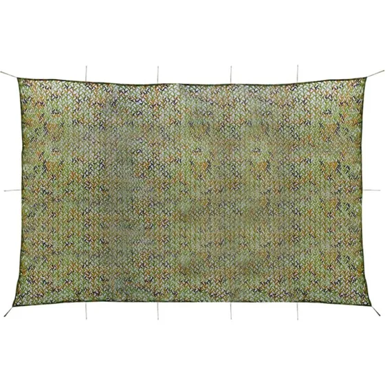 vidaXL Camouflagenet 5x6 m med opbevaringstaske, grøn