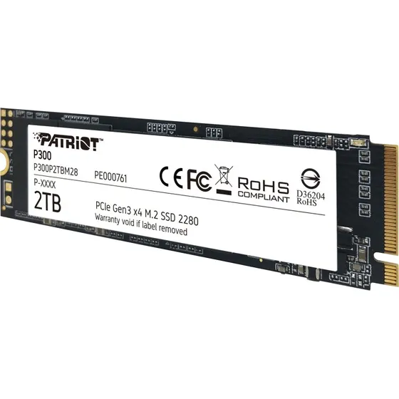 Patriot P300 2TB M.2 NVMe SSD PCIe 3.0 x4