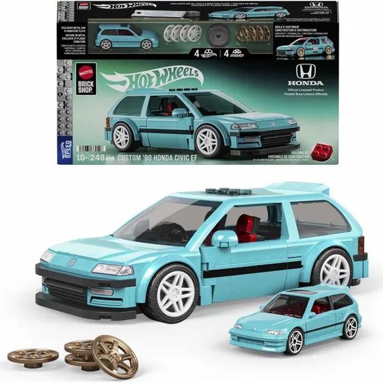 Hot Wheels Custom '90 Honda Civic EF 1:32 Byggesæt