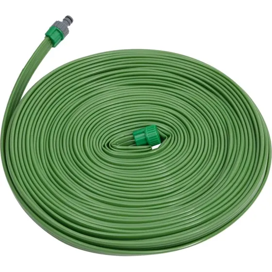 vidaXL 3-rør sprinklerslange 22,5 m PVC grøn