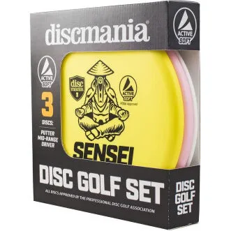 Discmania Active 3-disc Starterpakke (Sensei, Maestro, Magician)