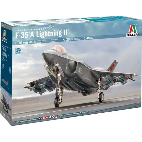 Italeri F-35A Lightning II (Beast Mode) 1:48 Byggesæt
