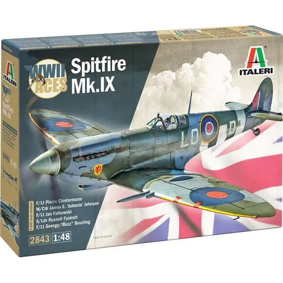 Italeri Spitfire Mk. IX Aces 1:48 Byggesæt