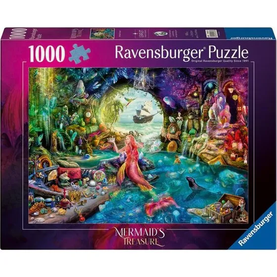 Ravensburger Mermaid's Treasure 1000 brikker