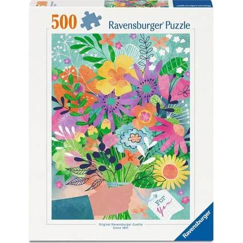 Ravensburger Flowers for You Puslespil 500 Brikker