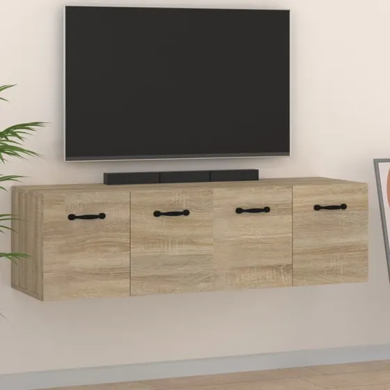 vidaXL Vægskabe 2 stk. 80x35x36,5 cm Sonoma-eg
