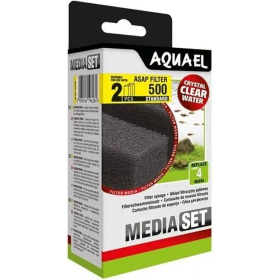 AquaEl Svamp Asap 500 – 2 stk.