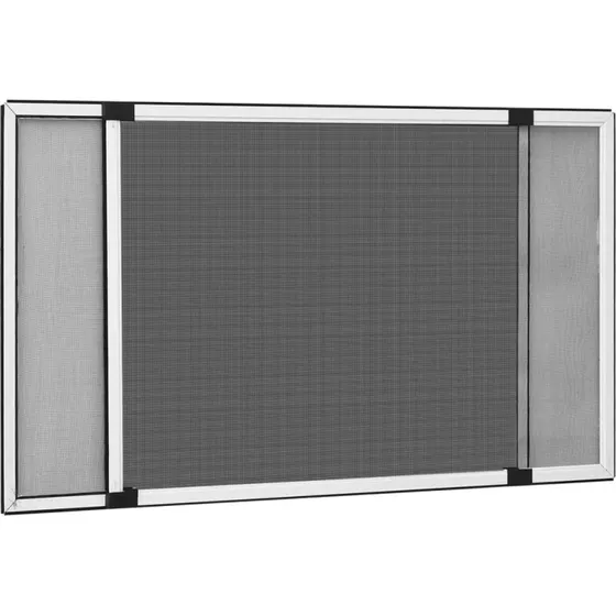vidaXL Udvideligt Insektnet 100-193x75 cm Hvid