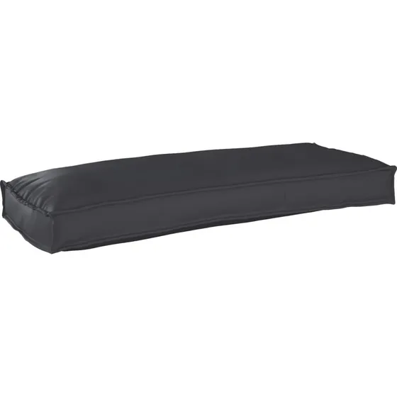 vidaXL Pude Sort 100 x 40 x 8 cm Oxfordstof