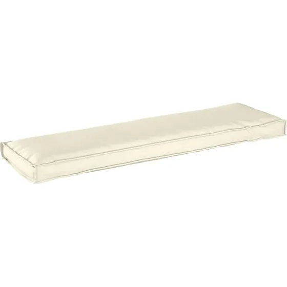 vidaXL Pude Creme 140 x 40 x 8 cm Oxfordstof