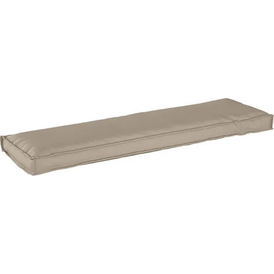 vidaXL Pude Gråbrun 140 x 40 x 8 cm Oxfordstof