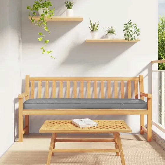 vidaXL Palle Pudesæt 2 stk Grå 180 x 40 x 8 cm