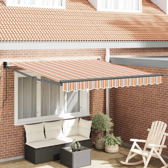 vidaXL Markise 300 x 250 x 165 cm Flerfarvet Polyester