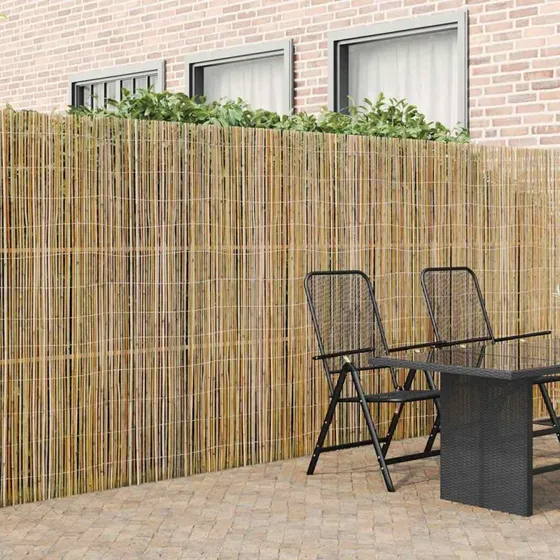 vidaXL Bambushegn Naturfarvet 500 x 180 cm
