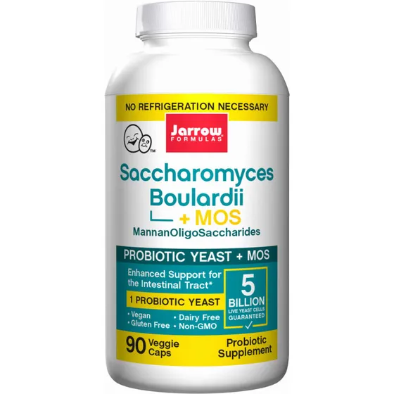 Jarrow Formulas Saccharomyces Boulardii + MOS 90 veg kapsler