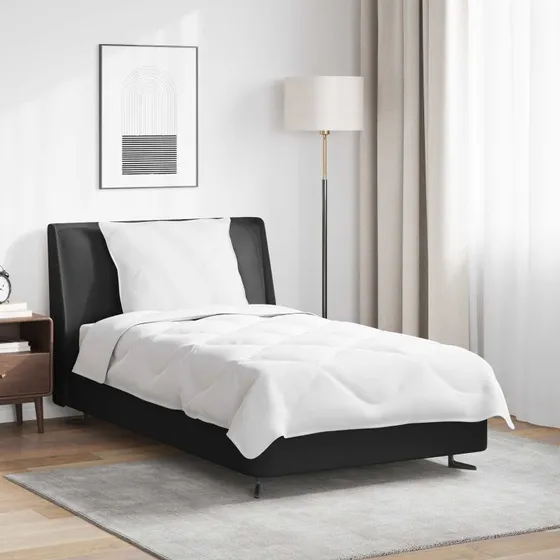 vidaXL Sommerdyne med Pude 2 stk, Hvid, 155 x 200 cm