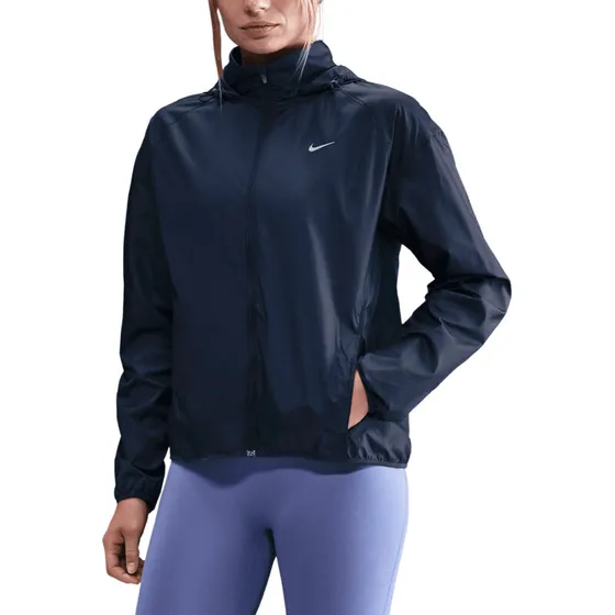 Nike Tempo Repel vindjakke – Midnight Navy/Reflective Silver