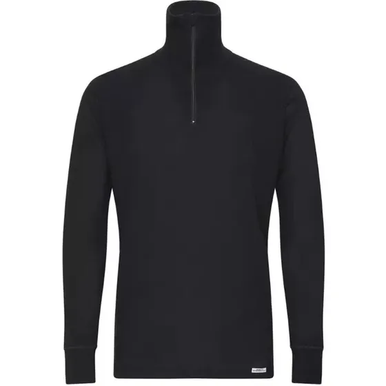 by Mikkelsen baselayer trøje, Sort, Høj hals