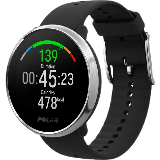 Polar Ignite S Black/Silver træningsur