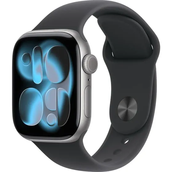 Apple Watch Series 11 GPS 42 mm Jet Black Aluminium – Black Sport S/M