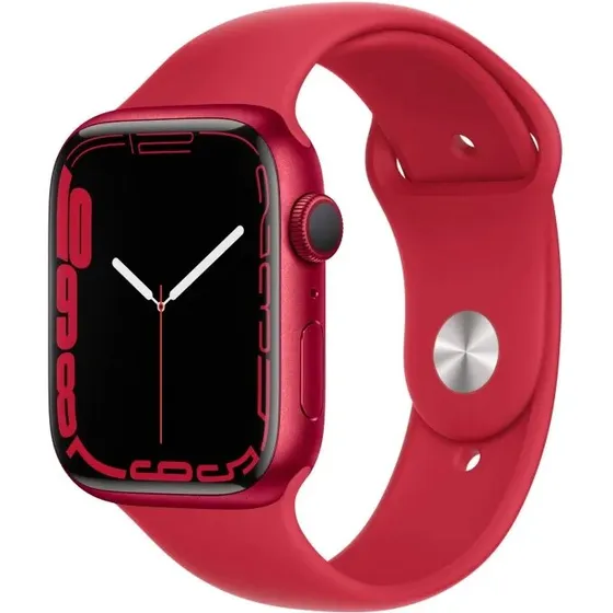 Apple Watch Series 7 LTE 45 mm — sølv (OLED)