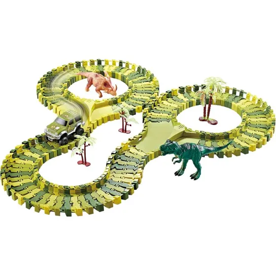 Speed Car Dino Multi Track Bilbane med 120 dele