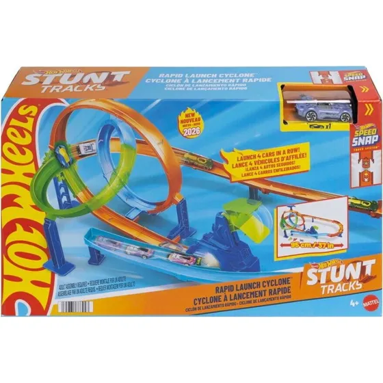 Hot Wheels Stunt Tracks Double Loop Smash