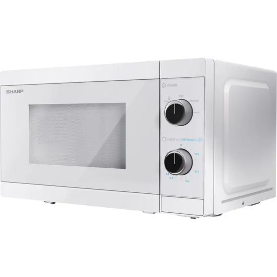 Sharp YC-MS01E-C Mikrobølgeovn 20L 800W Krystalhvid