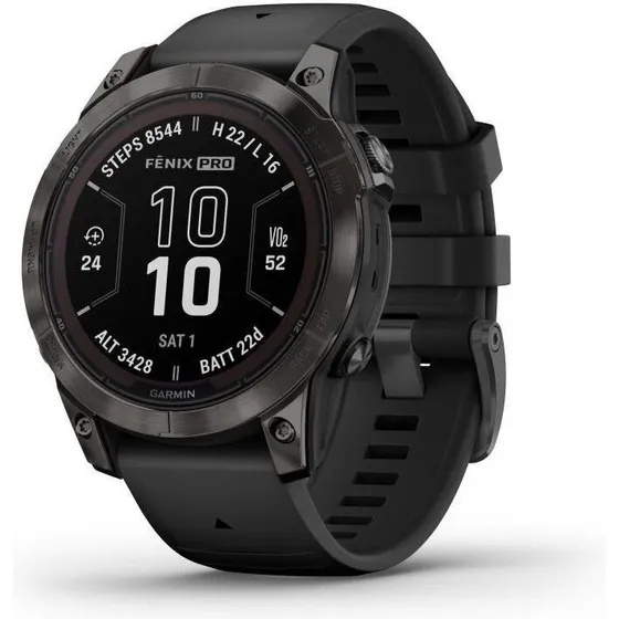 Garmin Fenix 7 Pro Sapphire Solar, Carbon Grey 47 mm